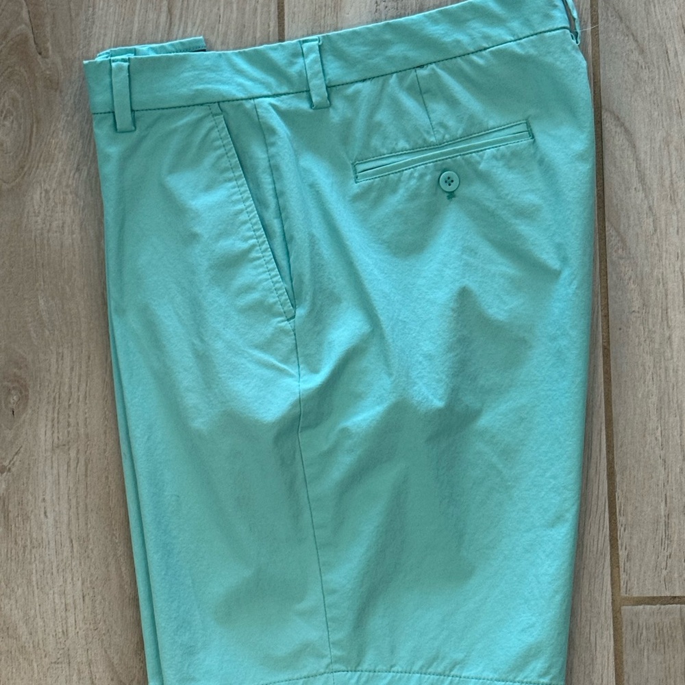 Vineyard Vines Men's Turquoise Flat Front Shorts
